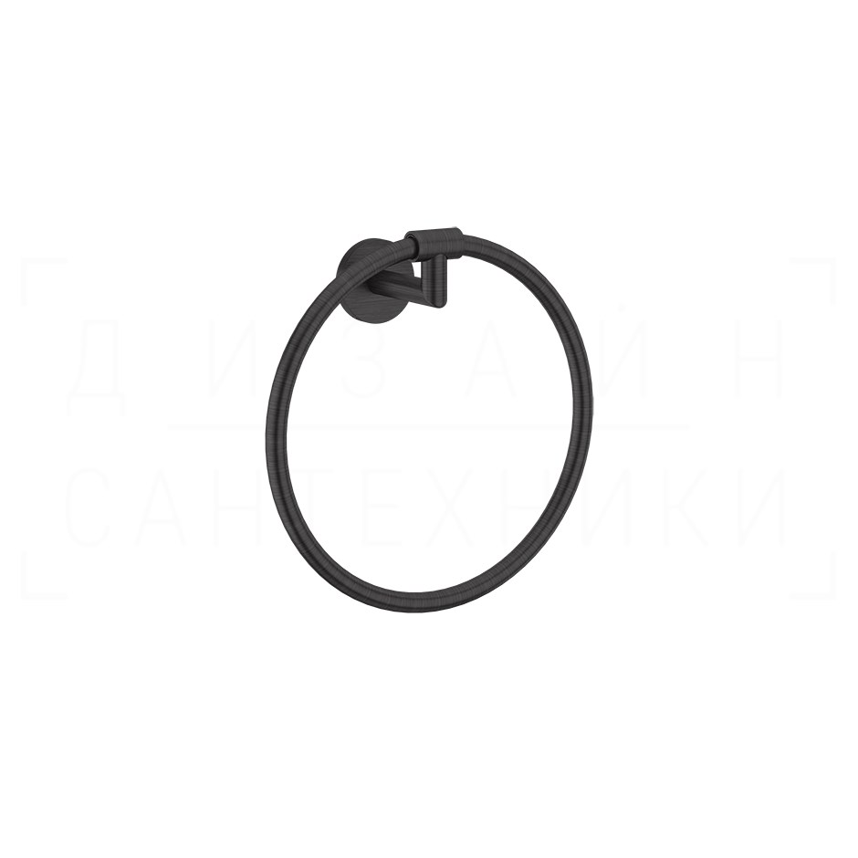 Gessi Ventaglio Полотенцедержатель кольцевой d22,2 см, подвесной, цвет: aged bronze 63709#187