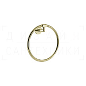 Gessi Ventaglio Полотенцедержатель кольцевой d22,2 см, подвесной, цвет: brass PVD 63709#710