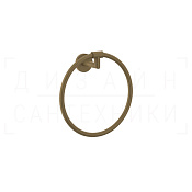 Gessi Ventaglio Полотенцедержатель кольцевой d22,2 см, подвесной, цвет: antique brass 63709#713