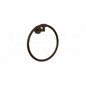 Gessi Ventaglio Полотенцедержатель кольцевой d22,2 см, подвесной, цвет: dark bronze 63709#845