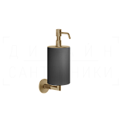 Gessi Anello Дозатор для жидкого мыла подвесной, колба Neolite, цвет: black/warm bronze brushed PVD 63714#726