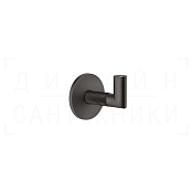Gessi Anello Крючок для полотенец одинарный, подвесной, цвет: black metal brushed PVD 63721#707