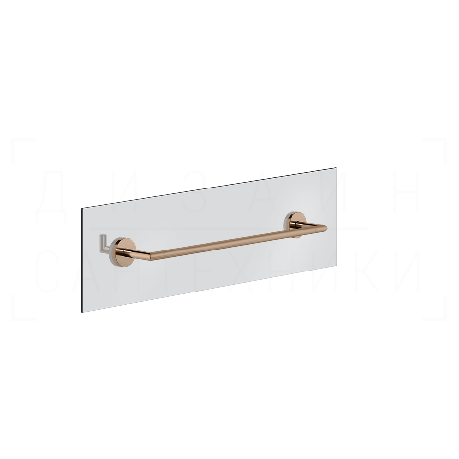 Gessi Ventaglio Полотенцедержатель для крепления на стекло 50 см, подвесной, цвет: copper PVD 63726#030