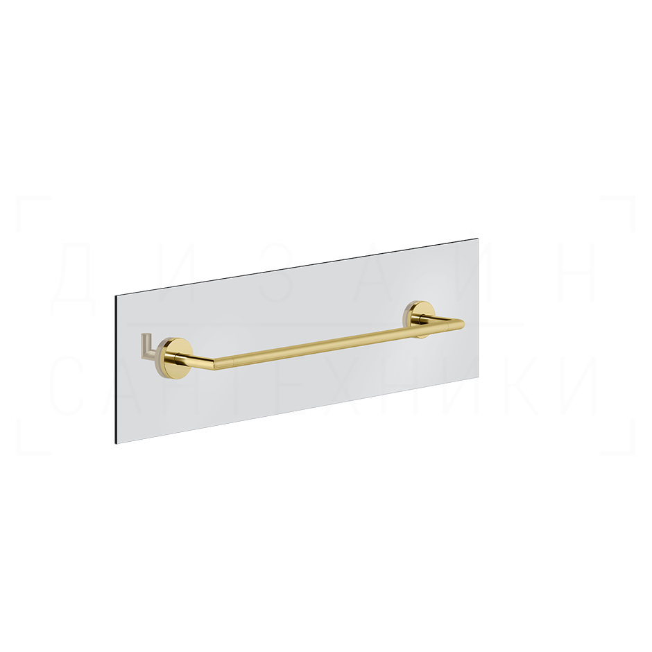 Gessi Ventaglio Полотенцедержатель для крепления на стекло 50 см, подвесной, цвет: gold PVD 63726#246