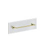 Gessi Ventaglio Полотенцедержатель для крепления на стекло 50 см, подвесной, цвет: brass PVD 63726#710
