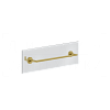 Gessi Ventaglio Полотенцедержатель для крепления на стекло 50 см, подвесной, цвет: gold brushed 63726#716