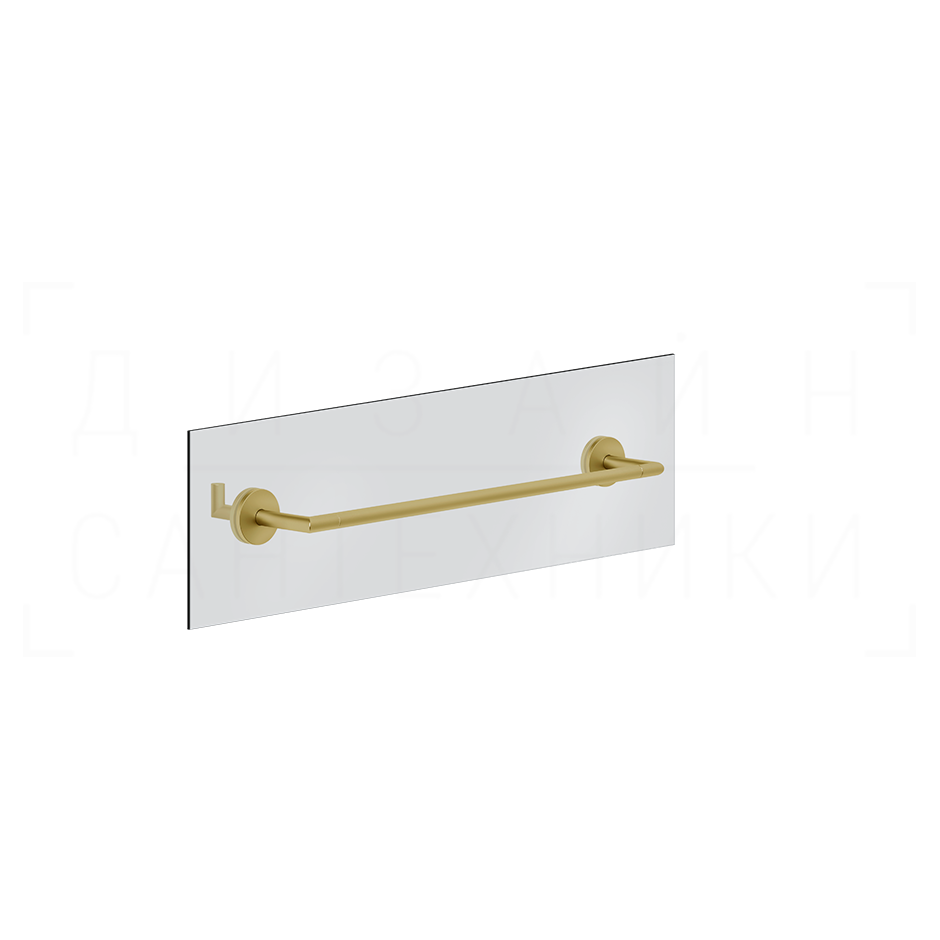 Gessi Ventaglio Полотенцедержатель для крепления на стекло 50 см, подвесной, цвет: gold brushed 63726#716