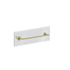 Gessi Ventaglio Полотенцедержатель для крепления на стекло 50 см, подвесной, цвет: brushed brass PVD 63726#727
