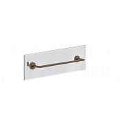 Gessi Ventaglio Полотенцедержатель на стекло 50 см, подвесной, цвет: coffee bronze brushed PVD 63726#761