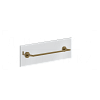 Gessi Ventaglio Полотенцедержатель на стекло 50 см, подвесной, цвет: deep bronze brushed PVD 63726#791