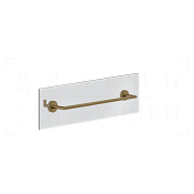 Gessi Ventaglio Полотенцедержатель на стекло 50 см, подвесной, цвет: deep bronze brushed PVD 63726#791