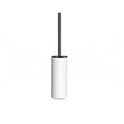 Gessi Ingranaggio Ершик для унитаза напольный, колба Neolite, цвет: white/black metal PVD 63743#706