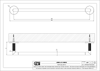 Gessi Anello Полотенцедержатель 50 см, подвесной, цвет: copper PVD 63800#030
