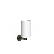 Gessi Ingranaggio Стакан подвесной, керамический Neolite, цвет: white/aged bronze 63807#187