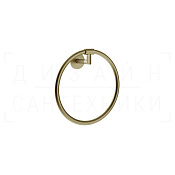 Gessi Anello Полотенцедержатель кольцевой d22,2 см, подвесной, цвет: brushed brass PVD 63809#727