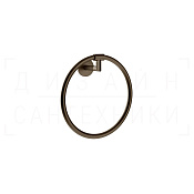 Gessi Anello Полотенцедержатель кольцевой d22,2 см, подвесной, цвет: coffee bronze brushed PVD 63809#761