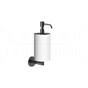 Gessi Ingranaggio Дозатор для жидкого мыла подвесной, колба Neolite, цвет: white/black metal PVD 63813#706