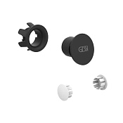 Комплект заглушек для перелива и боковых отверстий, Black XL Gessi 37587#299