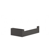 Gessi Inverso/Rettangolo Держатель туалетной бумаги открытый, подвес., цвет: black metal brushed PVD 20855#707