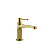 Gessi Venti20 Смеситель для раковины, без донного клапана, излив 13,4 см, цвет: gold brushed 65002#716