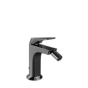 Gessi Ventaglio Смеситель для биде с донным клапаном, излив 11,4 см, цвет: black metal PVD 72007#706