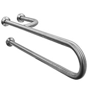 Nofer Поручень подвесной левый для людей с ограниченными возможн., 60 см, цвет: нержавеющая сталь 15048.S