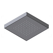 Ritmonio Shower heads Верхний душ 37 см, 1 вид струи, без кронштейна, цвет: bright steel 75T016LUC