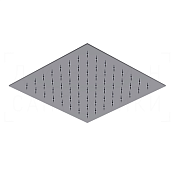 Ritmonio Shower heads Верхний душ 20 см, 1 вид струи, без кронштейна, цвет: bright steel 75S014LUC