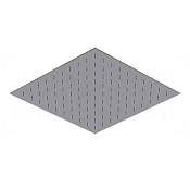 Ritmonio Shower heads Верхний душ 30 см, 1 вид струи, без кронштейна, цвет: bright steel 75S016LUC