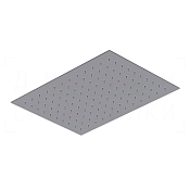 Ritmonio Shower heads Верхний душ 35x25 см, 1 вид струи, без кронштейна, цвет: bright steel 75S018LUC