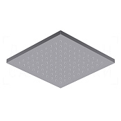 Ritmonio Shower heads Верхний душ 25 см, 1 вид струи, без кронштейна, цвет: bright steel 75S022LUC