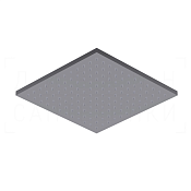 Ritmonio Shower heads Верхний душ 29,9 см, 1 вид струи, без кронштейна, цвет: bright steel I0BA2120LUC