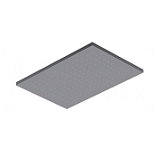 Ritmonio Shower heads Верхний душ 39x26 см, 1 вид струи, без кронштейна, цвет: bright steel I0BA2126LUC