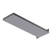 Ritmonio Shower heads Верхний душ настенный 16,5x53,7 см, 1 вид струи, цвет: bright steel 75A020LUC