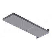 Ritmonio Shower heads Верхний душ настенный 16,5x53,7 см, 2 вида струи, цвет: bright steel 75A019LUC