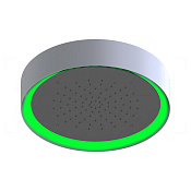 Ritmonio Shower heads Потолочный душ встр. d37 см, 1 вид струи, с хромотер. и ДУ, цвет:bright steel 75IP06LUC