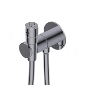 Ritmonio Toilet Accessories Гигиенический душ без смесителя, шланг, цвет: brushed stainless steel 72J024INOX