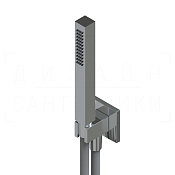 Ritmonio Shower kits Душевой гарнитур: душевая лейка 1 вид струи, держ., шланг 150см, цвет: chrome 72J025CRL