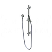 Ritmonio Shower kits Душевой гарнитур: душевая лейка 1 вид струи, штанга, держ., цвет: natural brass 74W020OTL