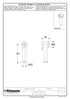 Ritmonio Hand showers Ручной душ, 1 вид струи, цвет: chrome 72D008CRL