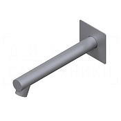 Ritmonio Spout Излив настенный для ванны 20 см, цвет: brushed stainless steel E0BA0155H5DINOX