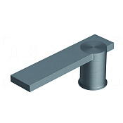 Ritmonio Spout Излив для ванны 12,7 см, цвет: brushed stainless steel PR50CN201INOX