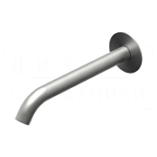 Ritmonio Spout Излив настенный для раковины 24 см, цвет: brushed stainless steel PR50CA207INOX
