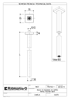 Ritmonio Spout Излив потолочный для раковины, цвет: chrome PR27CE2--CRL