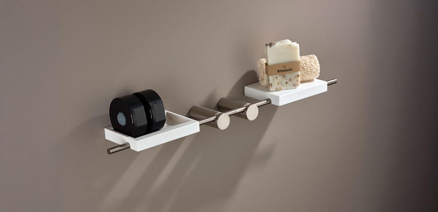 Ritmonio Elementa Рейлинг для аксессуаров 69 см, цвет: natural brass 7L0004OTL