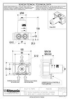 Ritmonio Внутренняя часть для термостатического смесителя PM0030DCRL