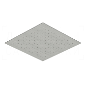 Ritmonio Shower heads Потолочный душ встраиваемый 44 см, 1 вид струи, цвет: bright steel 75T004LUC