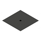 Ritmonio Shower heads Потолочный душ встраиваемый 44 см, 2 вида струи, цвет: bright steel 75T015LUC