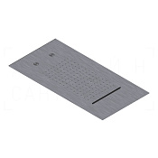 Ritmonio Shower heads Потолочный душ встраиваемый 30x60 см, 3 вида струи, цвет: bright steel 75TV01LUC