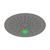 Ritmonio Shower heads Потолочный душ встраиваемый d34 см, 1 вид струи, цвет: bright steel 75IP09LUC